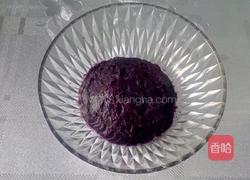 紫薯糯米麻圆的做法图解2