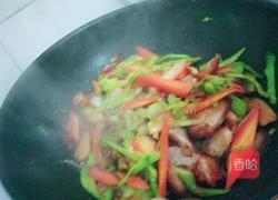 腊肉炒青菜杆的做法图解9
