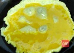 茼蒿炒蛋的做法图解4