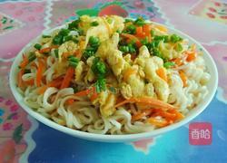 胡萝卜鸡蛋面的做法图解10
