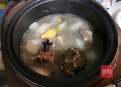羊蝎子炖萝卜汤的做法图解5