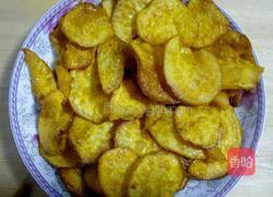炸红薯片的做法图解3