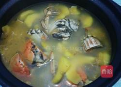 河蟹炖南瓜的做法图解14