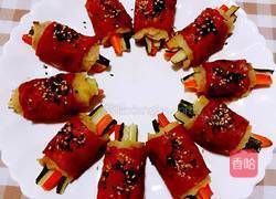 蔬菜培根卷的做法图解22