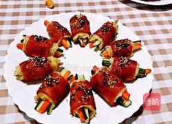 蔬菜培根卷的做法图解23