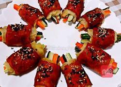 蔬菜培根卷的做法图解25