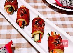 蔬菜培根卷的做法图解26