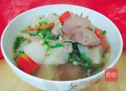 红白萝卜鸡汤的做法图解1