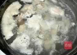排骨烧百叶结的做法图解2