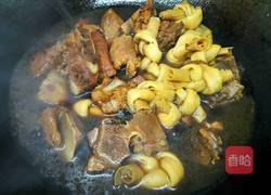 排骨烧百叶结的做法图解11