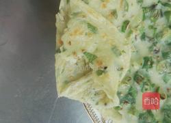 香葱红薯叶鸡蛋饼的做法图解8