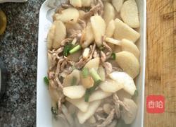 山药炒肉丝的做法图解3