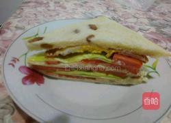 鸡蛋火腿三明治的做法图解17