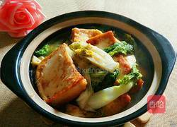 家常青菜豆腐的做法图解12