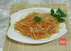 清炒双丝的做法图解4