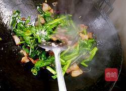 腊肉炒菜苔的做法图解5