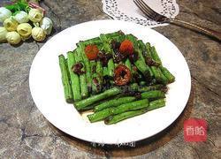 黄豆酱炒豆角的做法图解8