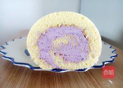 奶油紫薯蛋糕卷的做法图解18