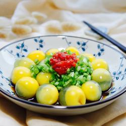 凉拌鹌鹑皮蛋的做法[图]