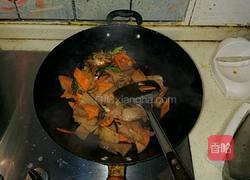 胡萝卜炒猪肝的做法图解5