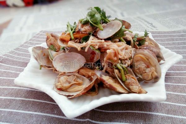 凉拌蛤蜊金针菇
