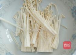 凉拌蛤蜊金针菇的做法图解3