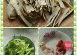 千张芹菜炒肉的做法图解2