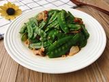 蚝油荷兰豆炒肉的做法[图]