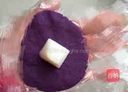 奶酪酸奶紫薯球的做法图解9