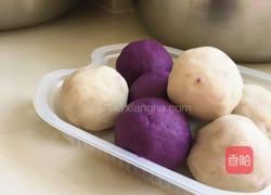 奶酪酸奶紫薯球的做法图解11