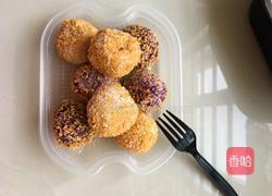 奶酪酸奶紫薯球的做法图解15