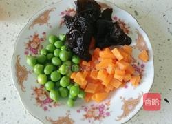 七彩虾仁什锦炒饭的做法图解6