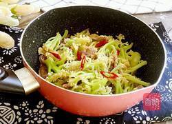 干煸菜花的做法图解9