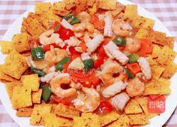 海鲜锅巴的做法图解18