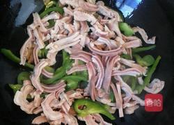 青椒肚丝的做法图解4