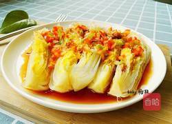 蒜蓉粉丝蒸娃娃菜的做法图解11