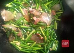 蒜毫炒腊肉的做法图解7