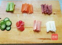 五彩杂酱面的做法图解3