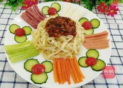 五彩杂酱面的做法图解11