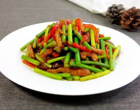 蒜薹炒肉[图]