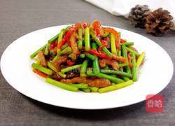 蒜薹炒肉的做法图解15