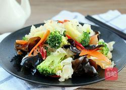 炝拌双耳西蓝花的做法图解12