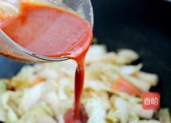 白菜炒年糕的做法图解7