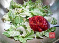 蒜蓉辣椒酱炒包菜的做法图解7