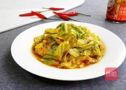 蒜蓉辣椒酱炒包菜的做法图解11