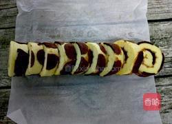 奶牛纹蛋糕卷的做法图解23
