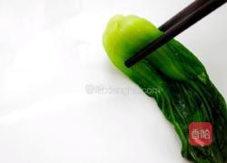 蚝油香菇油菜的做法图解6