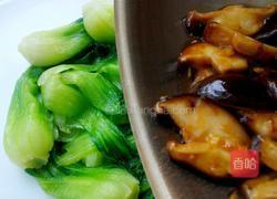 蚝油香菇油菜的做法图解11