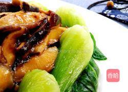 蚝油香菇油菜的做法图解12
