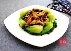 蚝油香菇油菜的做法图解13